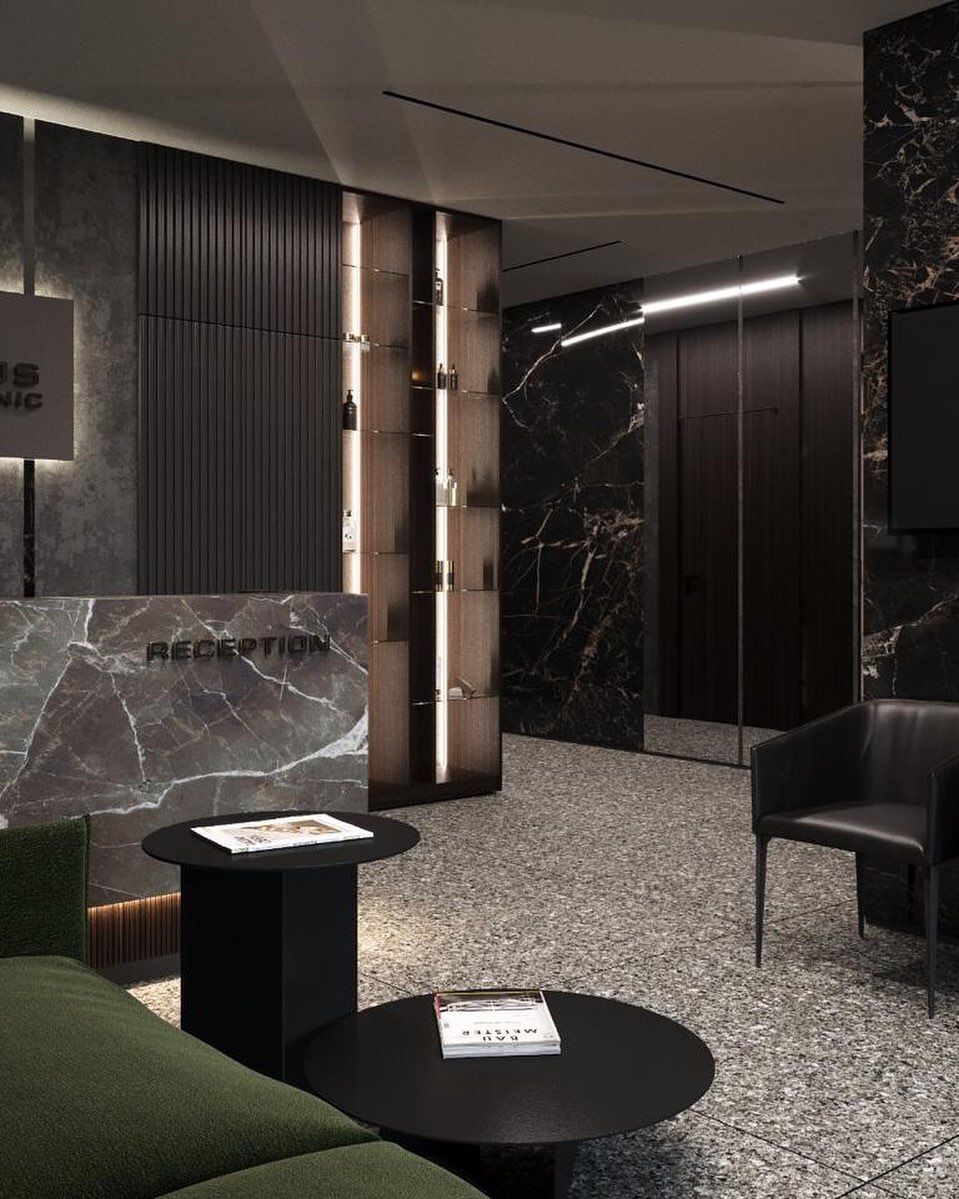 Зона ожидания Chronos Clinic